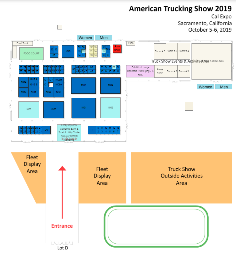 American Trade Show Floor Plan