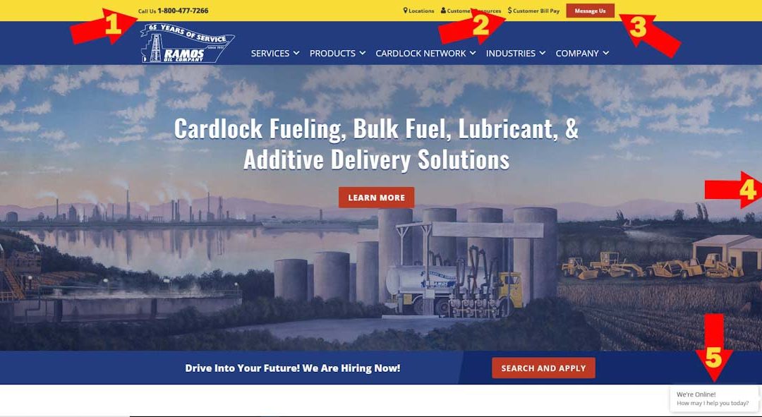 How to Navigate the New Ramos Oil Company Website